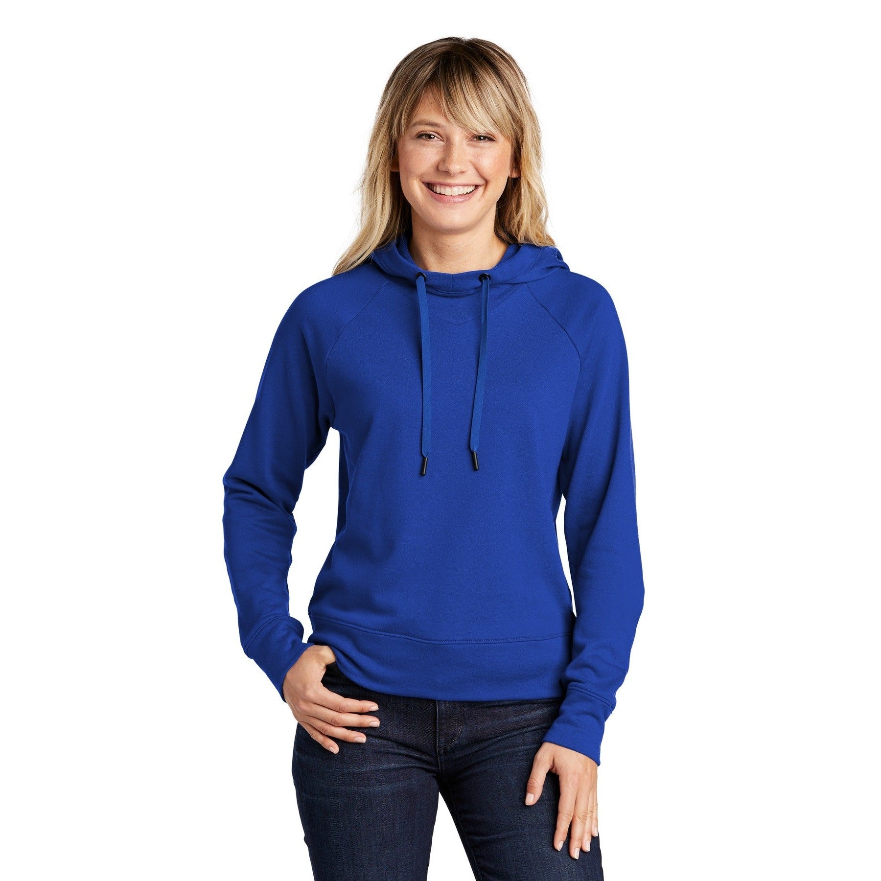 Sport-Tek-Sport-Tek ® Women's Lightweight French Terry Pullover Hoodie. LST272-MedTech-7